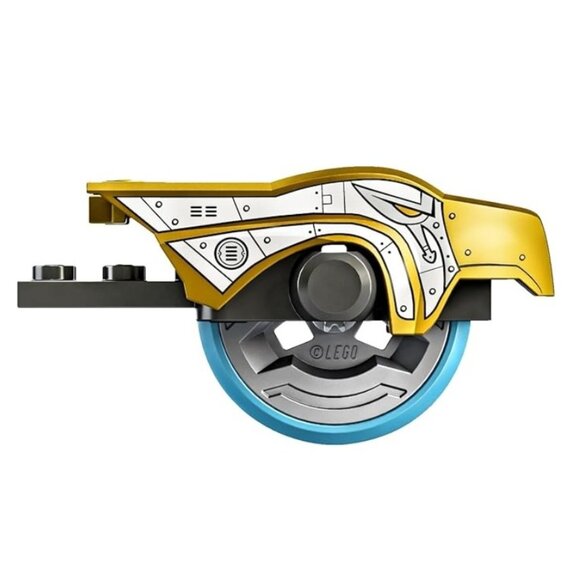 Lego Chima 70139 Flywheel 2X8 Wheel Blue Bird Pearl Gold 11111PB04 11125C01 - Picture 1 of 7